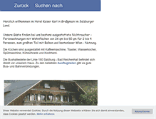 Tablet Screenshot of hotel-kaiser-karl.at